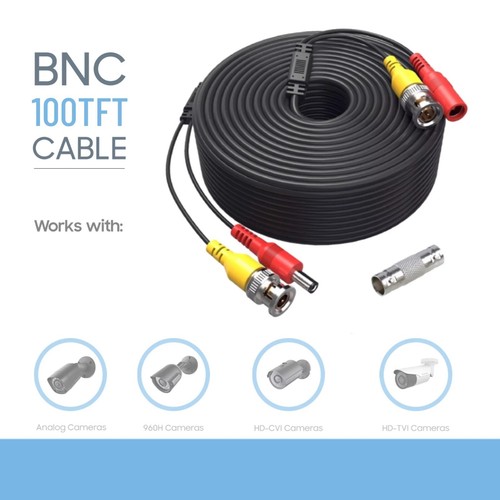100ft black bnc - bnc, video